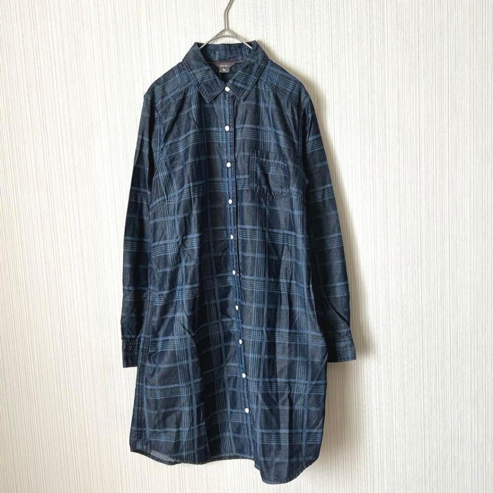 Oxfor Long Sleeve Button-Down Shirt Blue/Gray